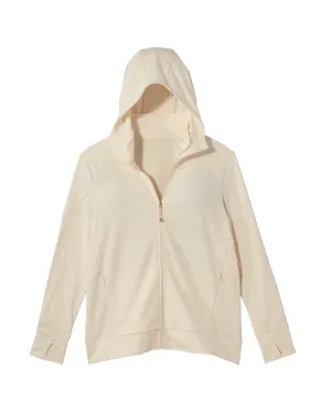 Silverbell Zip-Up Hoodie | Ivory