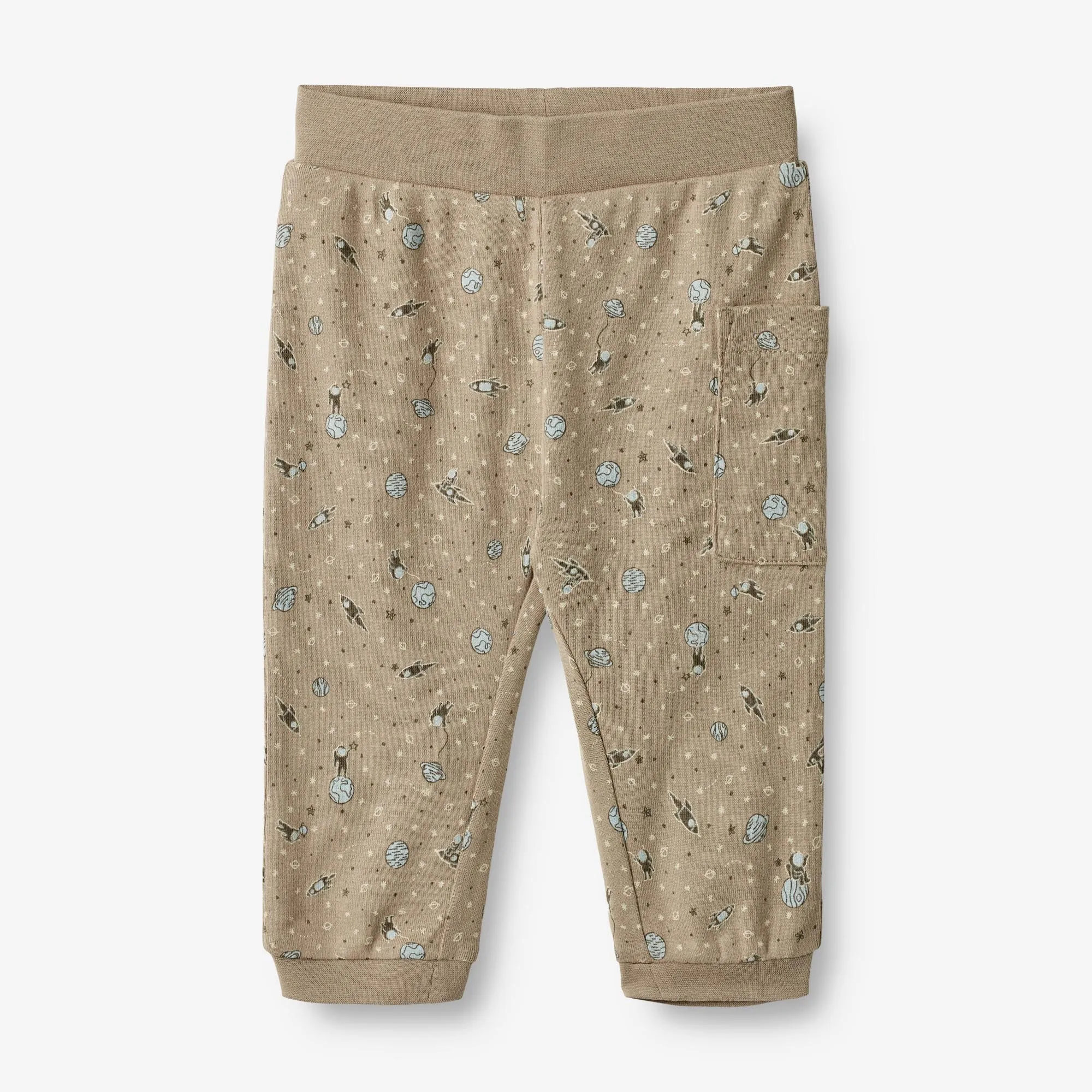 Soft Pants Pete | Baby - beige stone space