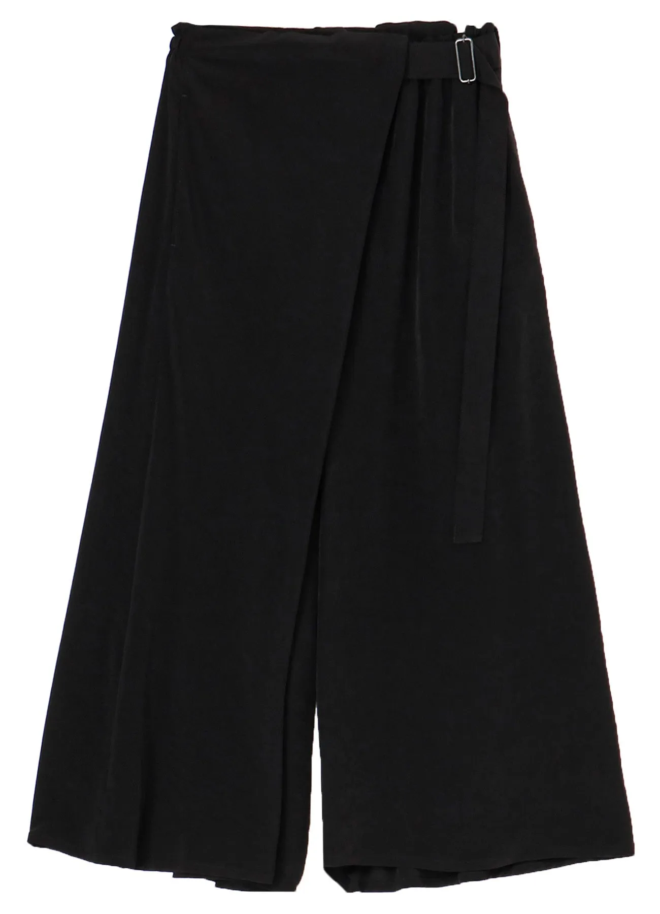 TA/PE CREPE DE CHINE R WRAP SKIRT PANTS A