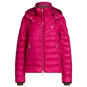 Womens RLX Ripstop Full Zip Windbreaker Fuchsia Berry - AW24